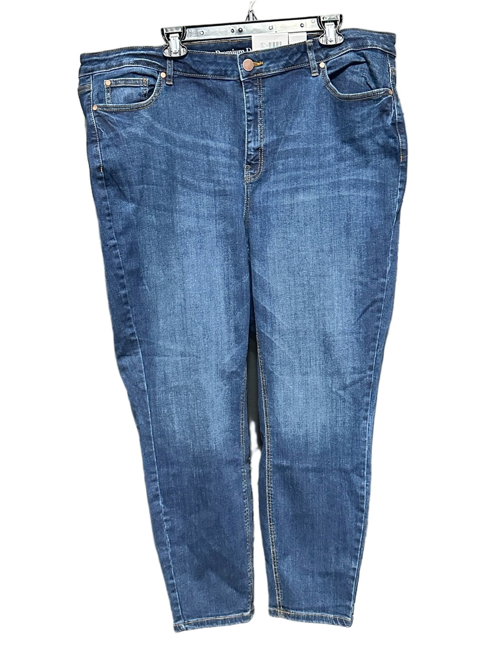 NWT Addition Elle Skinny Jeans Size 24 Regular Medium Wash Plus Size